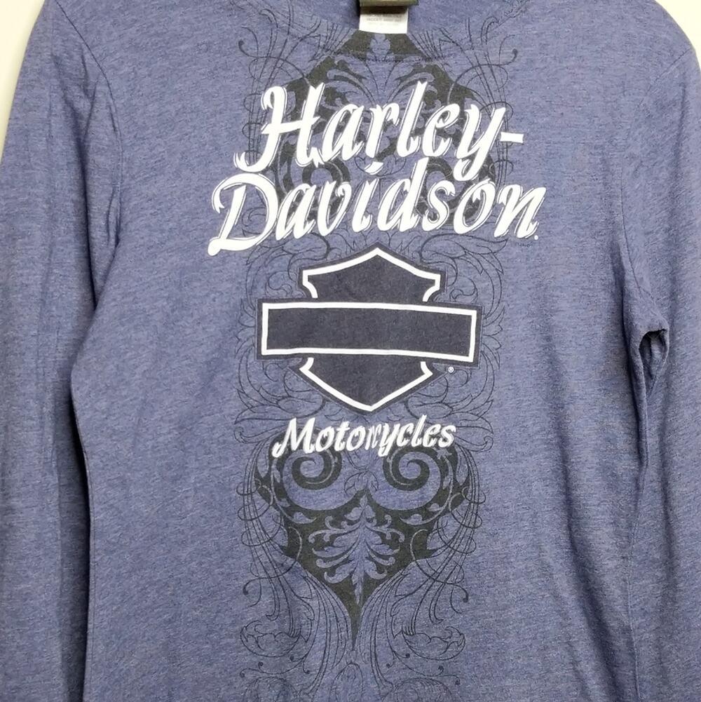 Harley Davidson Smokey Mountains T-Shirt Maryville TN Purple L